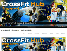 Tablet Screenshot of crossfithub.com